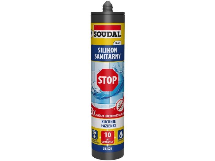 Silikon sanitarny biały 280ml SILl STOP SOUDAL
