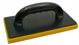 Paca z gąbką gumową żółtą 18mm do tynków gładzi 130/250mm SOLID 5360