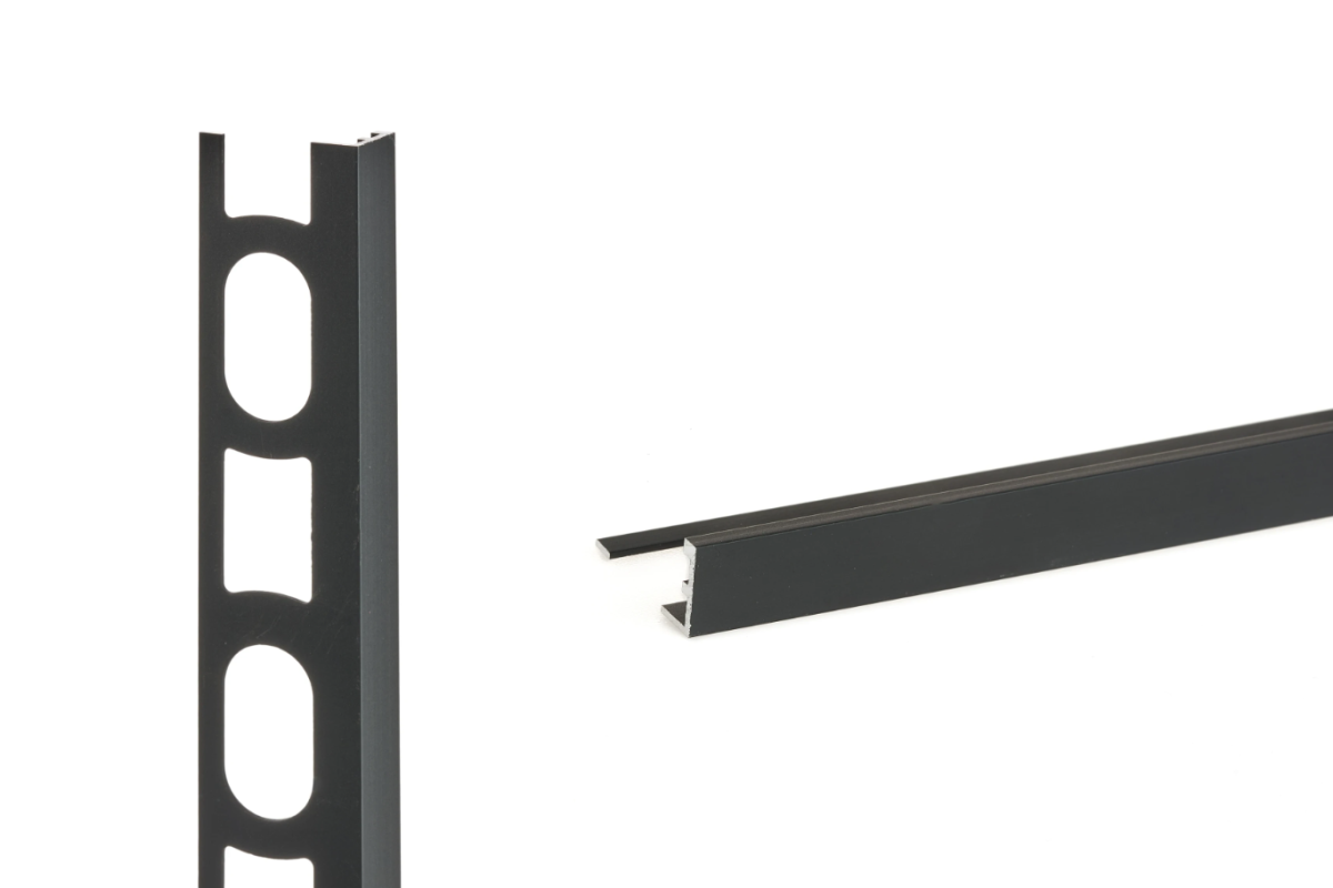 Profil listwa narożna zewnętrzna Proangle aluminum H8 270cm czarny PROFILPAS