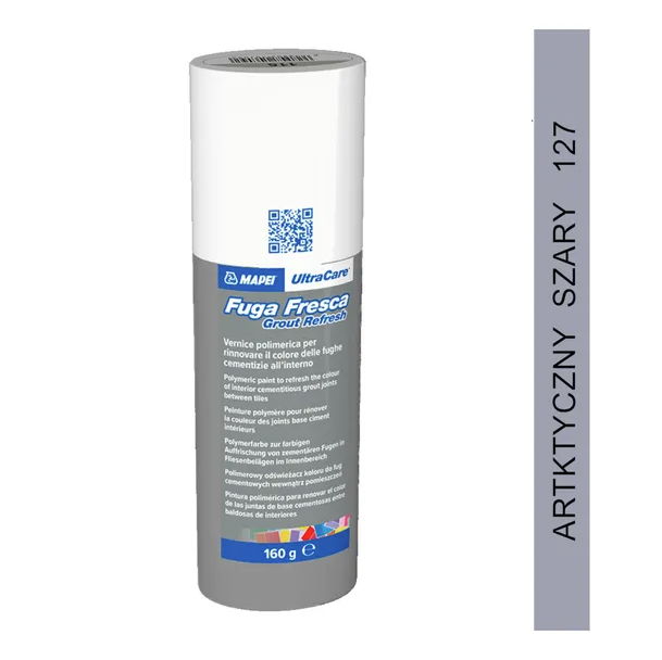 Fuga Fresca ULTRACARE renowator do fug MAPEI 127 arktyczny szary