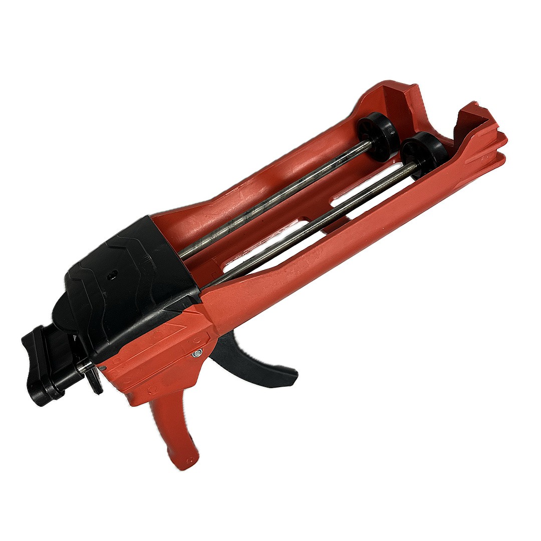 Pistolet wyciskacz 2 tłokowy do fugi 2 składnikowej 400ml Monolit