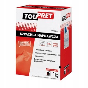 Szpachla naprawcza 1KG Szybkoschnąca TOUPRET