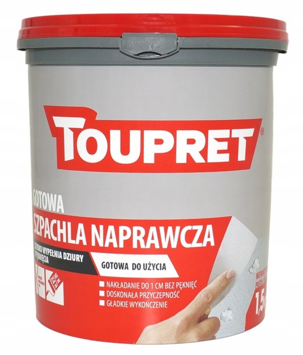 Gotowa szpachla naprawcza 1,5KG TOUPRET