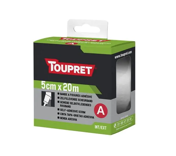 Taśma naprawcza do spękań 5m x 20mm TOUPRET