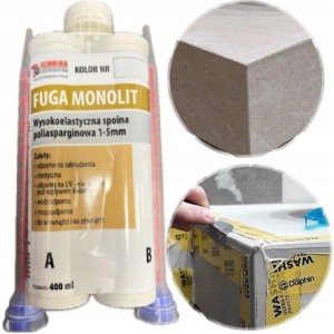 Fuga do narożników płytek epoksydowa 46 CALACATTA WHITE Monolit 400ml