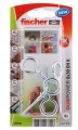 Kołek uniwersalny Fischer DuoPower 6x30 z hakiem oczkowym  4szt