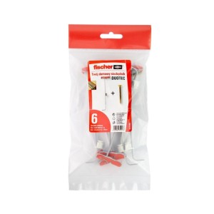 Fischer DuoTec 4,5x70 z wkrętem 6szt kołek uchylny do płyt G-K