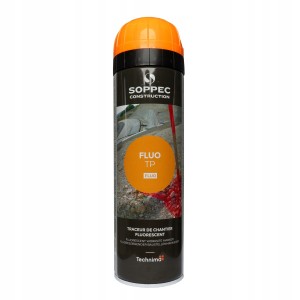 Farba geodezyjna Soppec FLUO TP pomarańczowa, fluorescencyjna 500ml