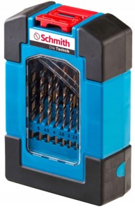 Komplet wierteł do metalu HSS PRO 19szt (1–10 mm) SCHMITH