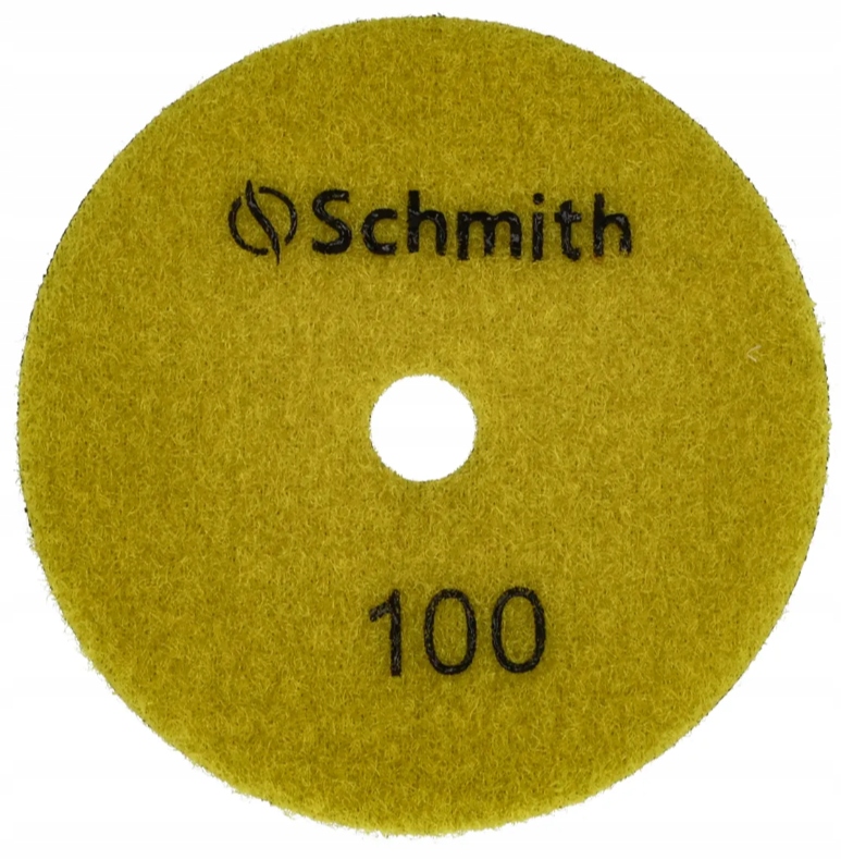 Dysk diamentowy 100mm gradacja 100 Schmith rzep do szlifowania na sucho gres beton ceramika