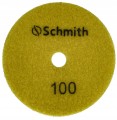 Dysk diamentowy 100mm gradacja 100 Schmith rzep do szlifowania na sucho gres beton ceramika
