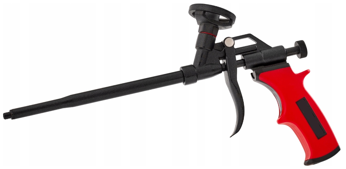 Pistolet do piany montażowej PTFE teflonowy regulacja strumienia lekki profesjonalny