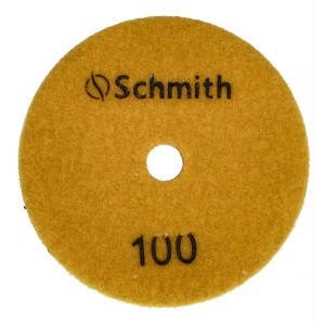 Dysk diamentowy 100mm #100 Schmith tarcza polerska na mokro do gresu, granitu i kamienia