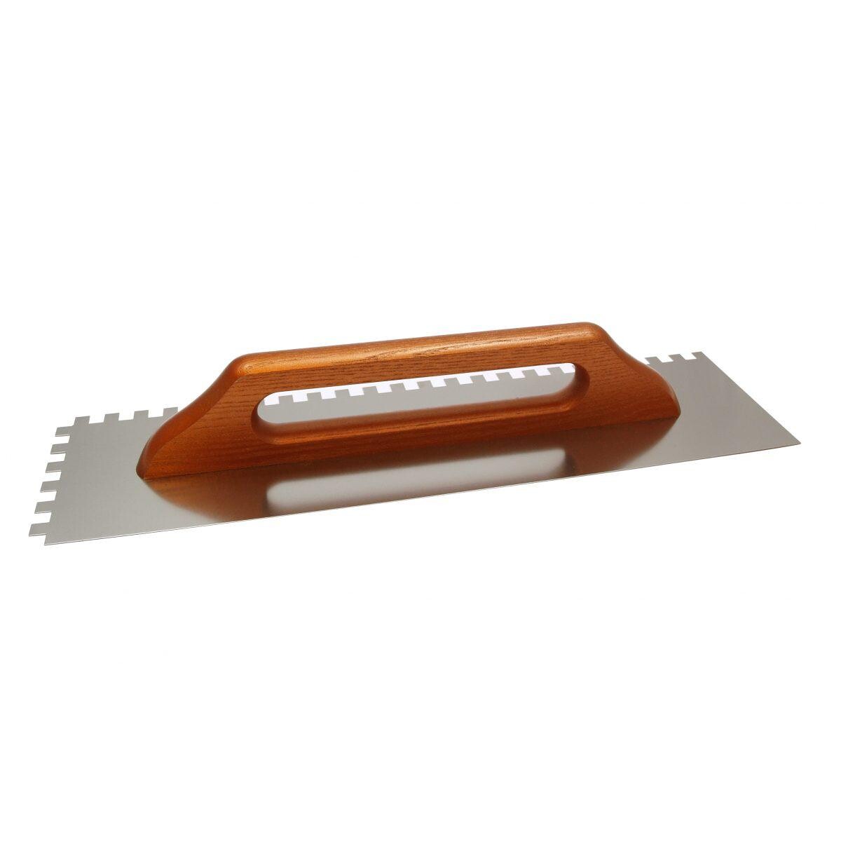 Paca zębata 12 mm SOLID 6213 | 130 x 380 mm Nierdzewna Uchwyt drewniany
