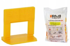 SOLID Klipsy do Poziomowania Płytek 2mm 440 szt System Glazurniczy
