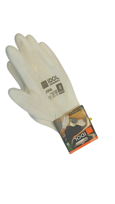 Rękawice ochronne robocze mocne bhp IDOL PW30 8/M SOLID 80182