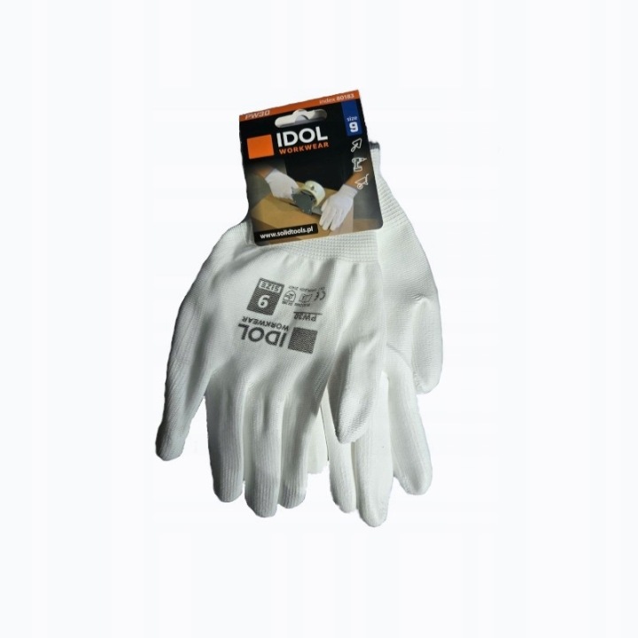 Rękawice ochronne robocze mocne bhp IDOL PW30 ROZMIAR L/9 SOLID 80183