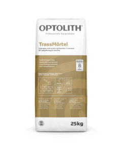 Optosan TrassMörtel 25kg zaprawa murarsko-tynkarska do zabytkowych murów OPTOLITH