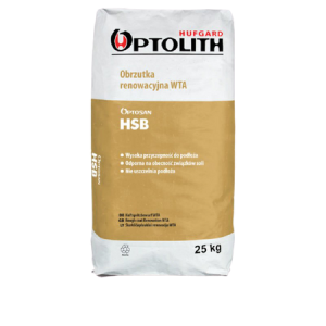 Optosan HSB Sanier-Vorspritzmörtel 25kg obrzutka renowacyjna WTA OPTOLITH