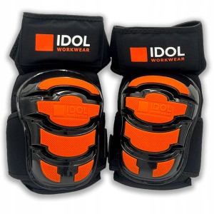 Nakolanniki żelowe ochronne na rzep SOLID IDOL Robocze Budowlane Profesjonalne