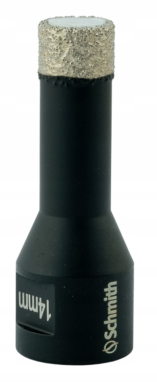 Otwornica diamentowa M14 14 mm Schmith do gresu, glazury i cegły