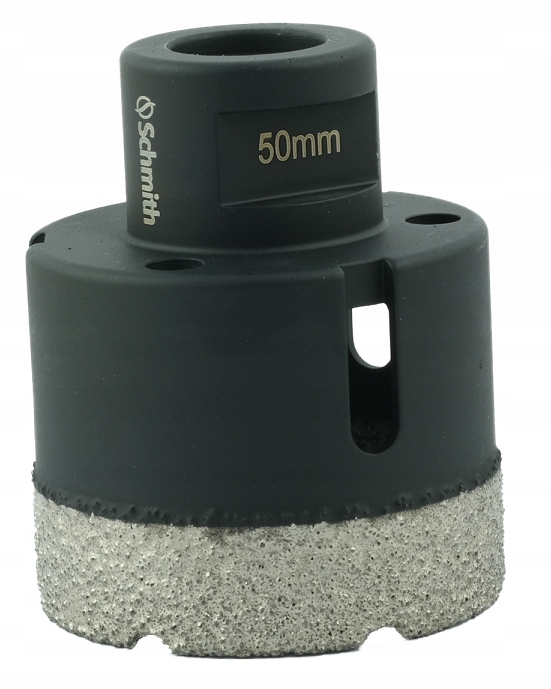 Otwornica diamentowa M14 50 mm Schmith do gresu, glazury i betonu