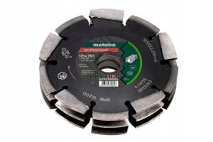 METABO Tarcza Frezująca Diamentowa 125 mm 3-Rzędowa do Bruzdownicy 30 Segmentów