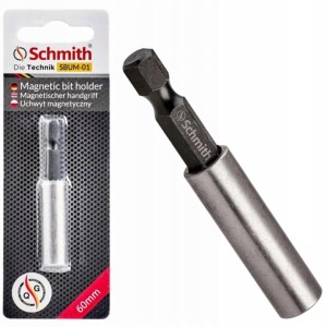 Uchwyt Magnetyczny Do Bitów 1/4 60 mm Schmith SBUM-01 Przedłużka HEX
