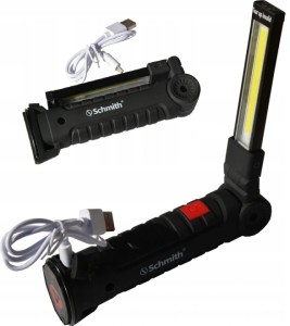 Latarka Warsztatowa LED 3W COB Schmith Akumulatorowa Magnetyczna SL-LWA