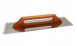 Paca Nierdzewna Zębata 130x480 mm Ząb 12 mm Solid 6019 Rączka Drewniana
