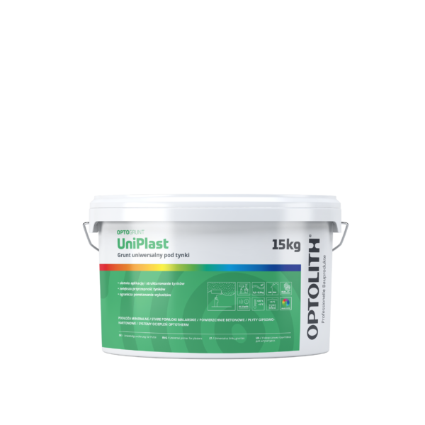 Optogrunt UniPlast 15kg Grunt uniwersalny pod tynki Optolith