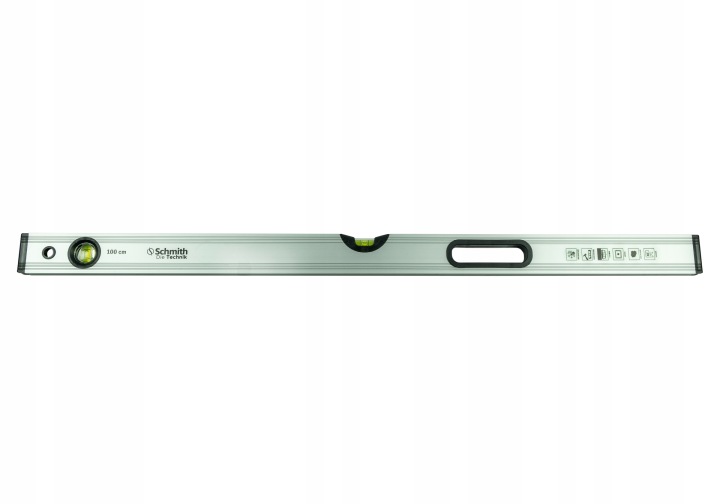 Poziomica Anodowana 100 cm Schmith Professional Aluminiowa 2 Libelki