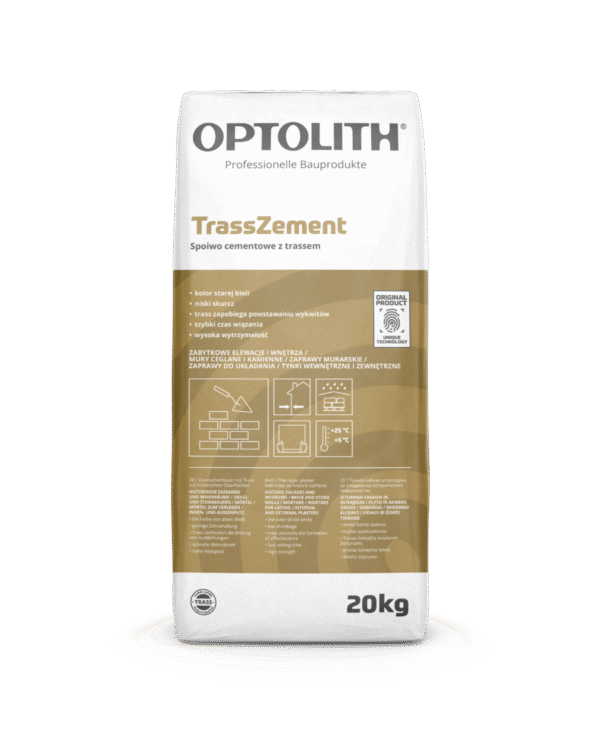 Optosan TrassZement 20kg Spoiwo cementowe z trassem Optolith