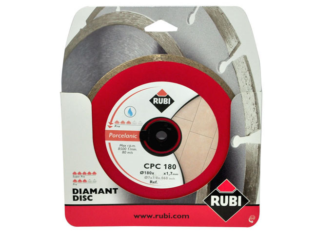 Tarcza Diamentowa RUBI CPC 180 PRO 30955 Do Gresu Porcelanowego 180 mm Cięcie Precyzyjne