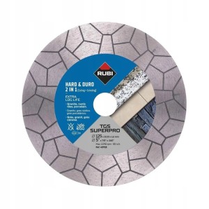 Tarcza Diamentowa TGS 125 mm RUBI SUPERPRO Do Cięcia i Ukosowania Gresu 40918