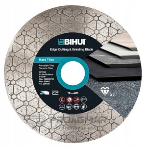Tarcza diamentowa BIHUI JOLLY 125 mm 2w1 – cięcie i szlifowanie gresu pod kątem 45°