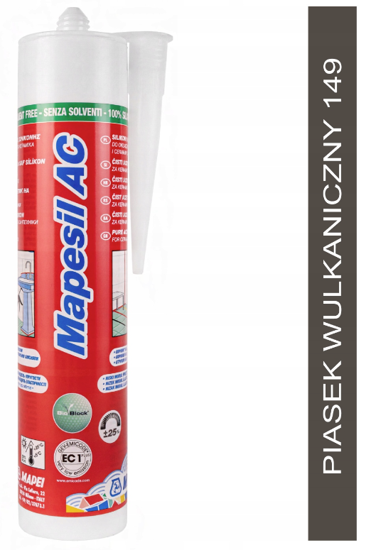 uszczelniacz silikonowy MAPESIL AC 310ml 149 piasek wulkaniczny