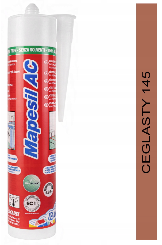 uszczelniacz silikonowy MAPESIL AC 310ml 145 ceglasty