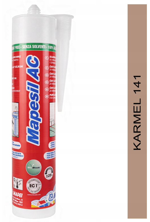 uszczelniacz silikonowy MAPESIL AC 310ml 141 karmel